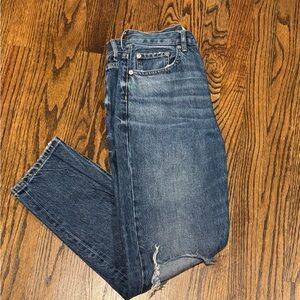 Everlane “The Cheeky Jean” Classic Blue Denim size 26 crop